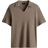 H&M Regular Fit Collared T-shirt - Dark Beige