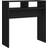 vidaXL Engineered Black Avlastningsbord 30x78cm