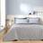 Dunelm Fairford Bedspread Blue (235x235cm)