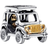 Pandora Two Tone Adventure Car Charm - Silver/Gold/Transparent