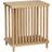 Hübsch Acorn Magazine Holder Natural Newspaper Rack 27x42cm