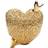 Pandora Gold Cupid Heart Charm 14k Gold Plating - No Color