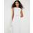 River Island Boat Neck Sleeveless Belted Midi Dress - White