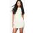 boohoo Womens Shirred Cap Sleeve Mini Dress - Yellow