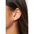 boohoo Womens Silver Embellished Mini Hoop Earrings - Grey