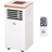 Homcom 7000 Btu Mobile Air Conditioner White/Rose Gold