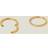 Accessorize Gold-plated Surgical Steel Septum Hoops - One Size