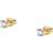 Live Diamond Stud Earrings - Gold/Diamonds