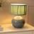 ValueLights Bosco Eucalyptus Ceramic Pale Green Table Lamp
