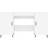 vidaXL 829564 White Writing Desk 50x140cm