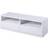 Julian Bowen Manhattan White TV Bench 130x45cm