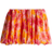 H&M Bubble Hem Mini Skirt - Orange/Pink Floral