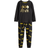 H&M Boys Printed Cotton Jersey Pyjamas - Black