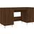 vidaXL 829547 Brown Oak Writing Desk 50x140cm