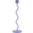 Cooee Design Curved Dark Purple Candlestick 10.2"