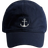 H&M Embroidered-Motif Cotton Cap - Navy Blue/Anchor (1211863002)