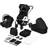 Lionelo Amber 3in1 Black Silver (Travel system)