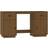 vidaXL 3107847 Honey Brown Writing Desk 50x135cm 2pcs
