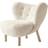 &Tradition Little Petra VB1 Moonlight/ Oiled Oak White Loungestol 75cm