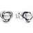 Pandora June Eternity Circle Stud Earrings - Silver/Pearl