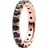 Pandora Sparkling Row Eternity Ring - Rose Gold/Black