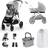 Cybex Gazelle S Lava Grey Silver Frame (Duo)