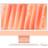 Apple iMac, 24-inch, M4 Chip, 8-core CPU, 8-core GPU, 16GB Unified Memory, 256GB SSD Storage Orange