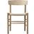 Fredericia Furniture J39 Mogensen Light Oiled Oak/Natural Køkkenstol 77cm