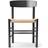 Fredericia Furniture J39 Mogensen Lacquered Oak/Black Kitchen Chair 77cm