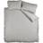 Catherine Lansfield Seersucker Frill Duvet Cover Silver (200x200cm)
