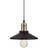 Globen Lighting Disc Black/Brushed Brass Window lamp ∅ 22cm