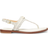 Michael Kors Mandy Signature Logo T-Strap Sandal - Natural