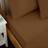 Dunelm Pure Cotton Fitted 28 Bed Sheet Brown (190x90cm)