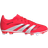 adidas Junior Predator Club FG/MG - Core Black/Gray Four/Lucid Red