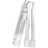 Shein 5 Pcs Plastic Buffet Tongs Clear 6.3 Inch Ice tong 5pcs 16cm