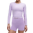 Lululemon All It Takes Back Twist Ribbed Long Sleeve Shirt - Lavender Frost