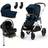 Cybex Gazelle S Ocean Blue Silver Frame (Duo) (Travel system)
