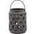 Hill Interiors Amalfi Grey Large Lattice One Size Lantern