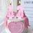 Shein Creative Pink Bow 0-9 Number Candles
