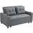 Homcom 2 Seater Pull Out Bed With Pockets Sofa