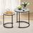 Alivio Set of 2 Round Coffee Nesting Table