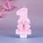 Shein Pink Bow Numeral Birthday Candle