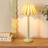 ValueLights Bobbins Sage Green Pale Green Table Lamp