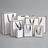 Shein White Black Gift Bags With Ribbon Handles 10Pcs