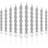Shein 10pcs Gradient Birthday Candles For Adults