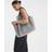River Island Pocket Front Embossed Shopper Bag - Grey