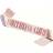 Shein Rose Gold Birthday Party Sash