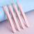 Shein 1pc/4pcs High Precision Eyebrow Tweezers Set, Includes Eyebrow Tweezers, Eyelash Tweezers, Hair Removal Tweezers Pink