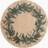 H&M Jute Mat Beige Print D100 Christmas Tree Skirt