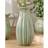 Dibor Traditional Green Ceramic Tall Table Decor Large Vase